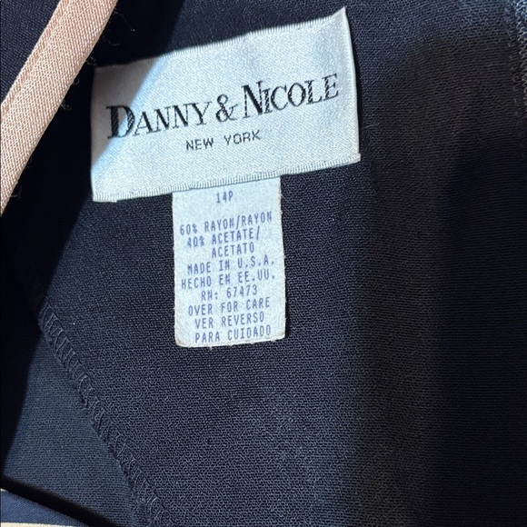 Danny & Nicole Black Robe with Gold Accents - Picture 4 of 11